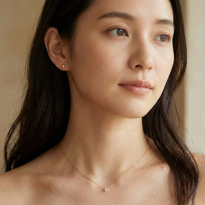 K18 Diamond Necklace (0.3Ct)