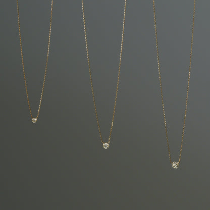 K18 Diamond Necklace (0.2Ct)