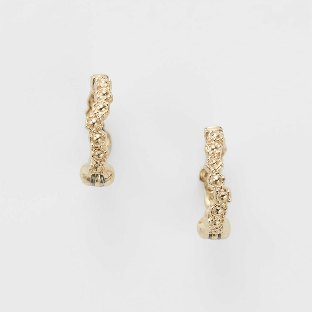 K10 Diamond Earrings