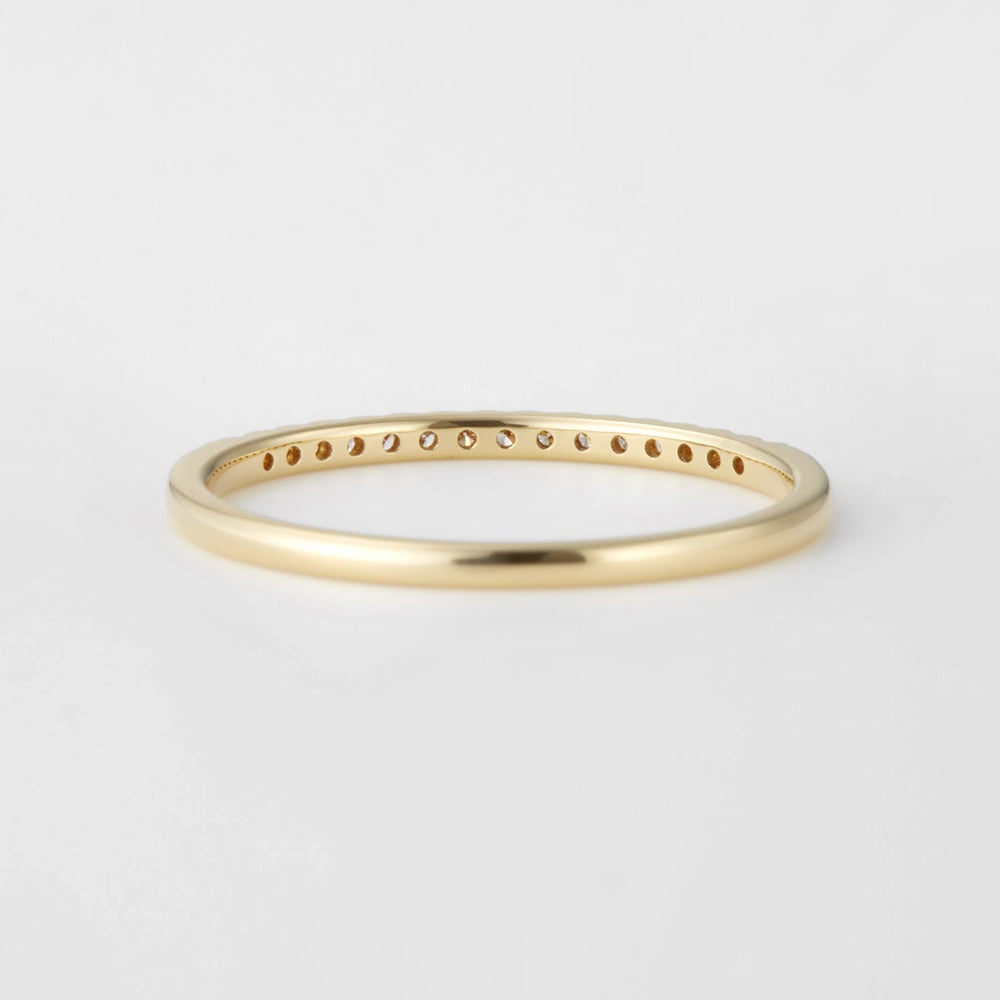 K18 Half Eternity Ring