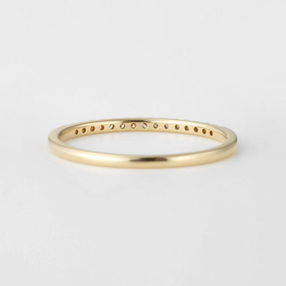 K18 Half Eternity Ring