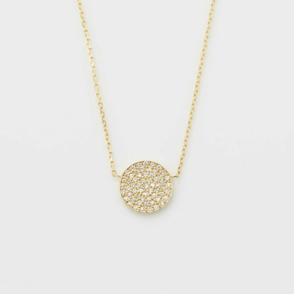 K18 Diamond Necklace (Total 0.11ct)