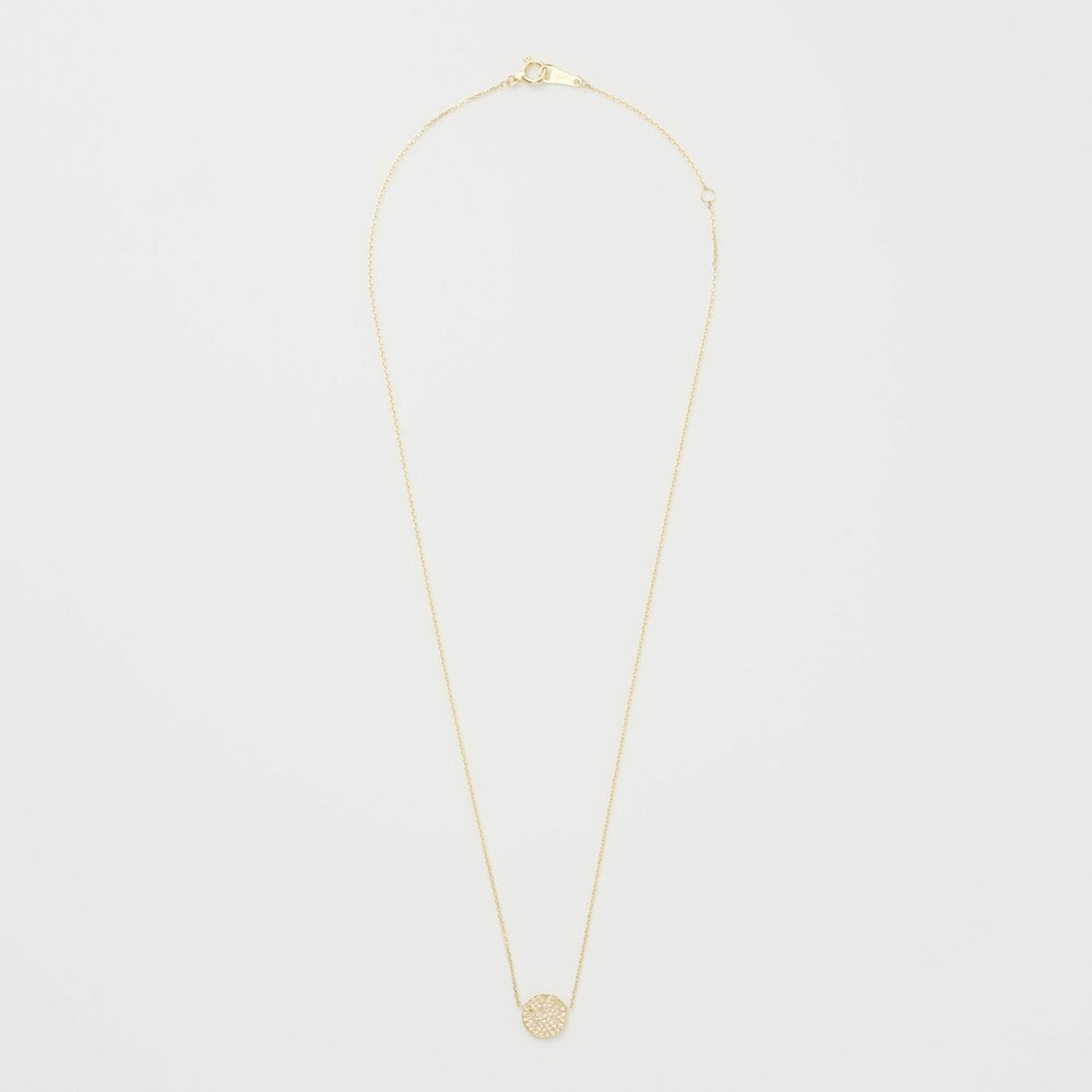 K18 Diamond Necklace (Total 0.11ct)