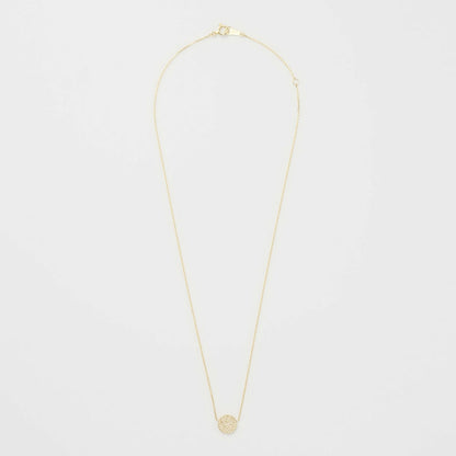 K18 Diamond Necklace (Total 0.11ct)