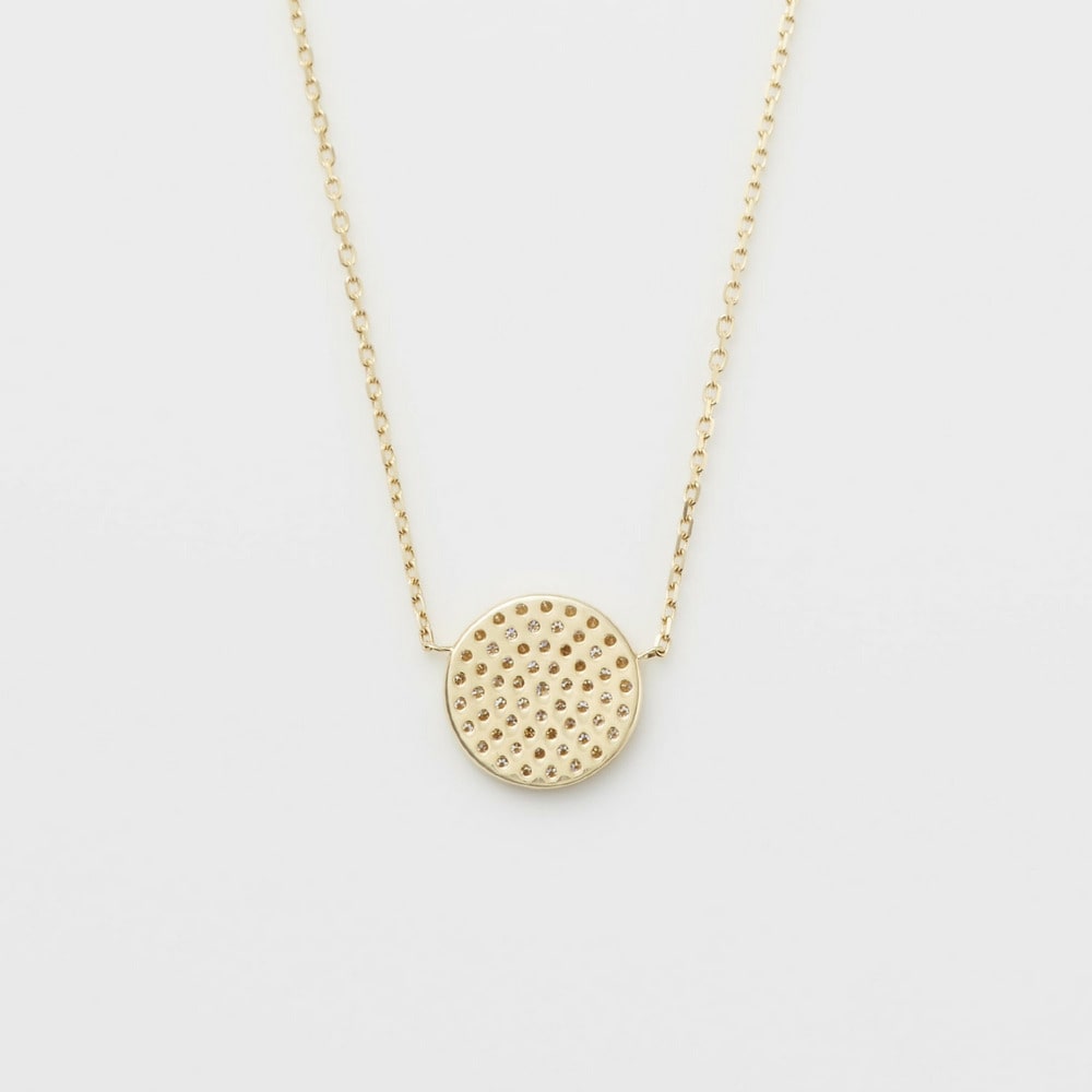 K18 Diamond Necklace (Total 0.11ct)