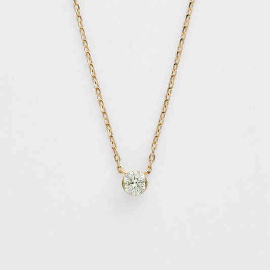 K18 Diamond Necklace (0.1Ct)