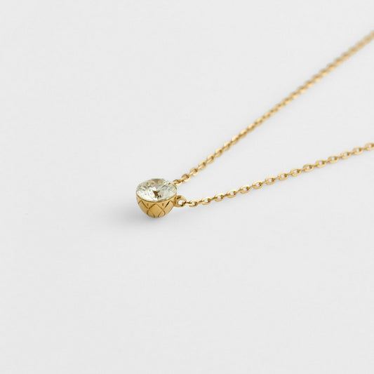 K18 Diamond Necklace (0.2Ct)