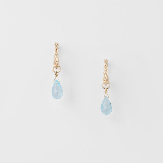 K10 Topaz Earring Set