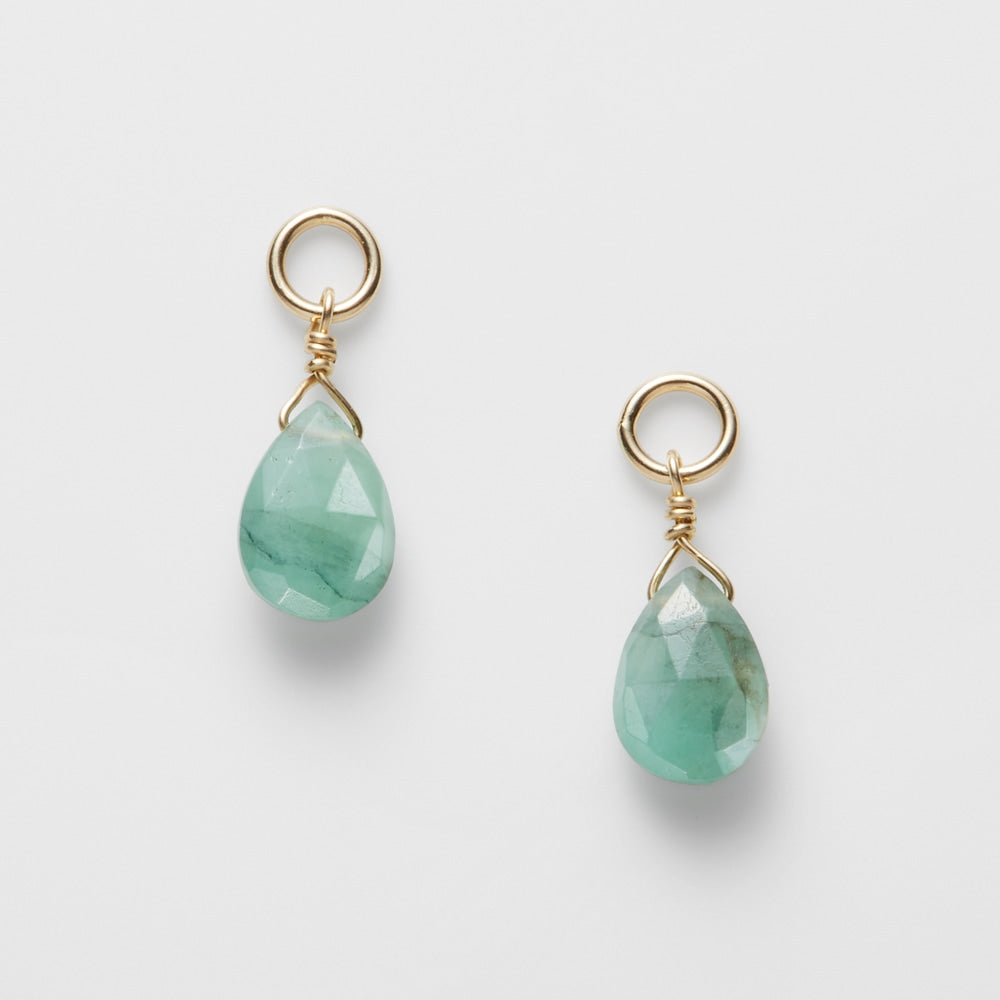 K10 Emerald Earring Charm