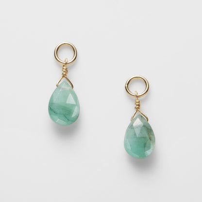 K10 Emerald Earring Charm
