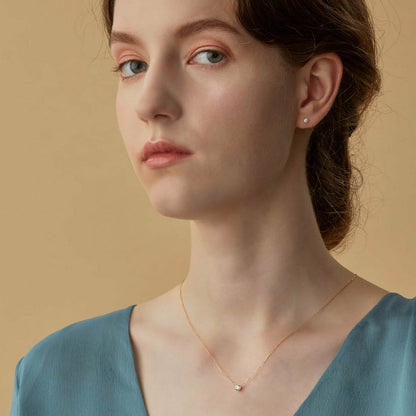 K18 Diamond Necklace (0.3Ct)