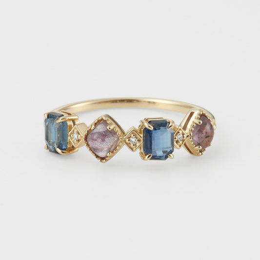 K10 Multi-Stone Ring