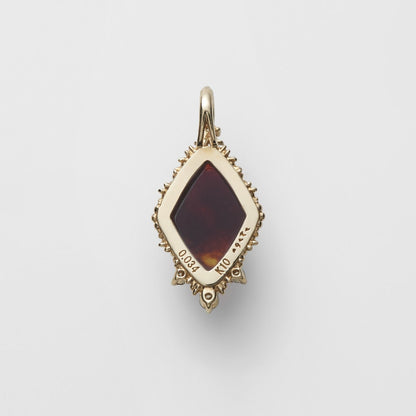 K10 Amber Charm
