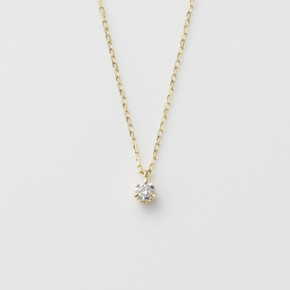 K18 Diamond Necklace (0.05Ct)