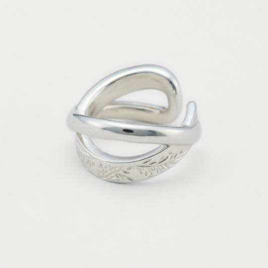 Silver Ear Cuff (Single Ear)