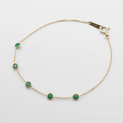 K10 Emerald Bracelet