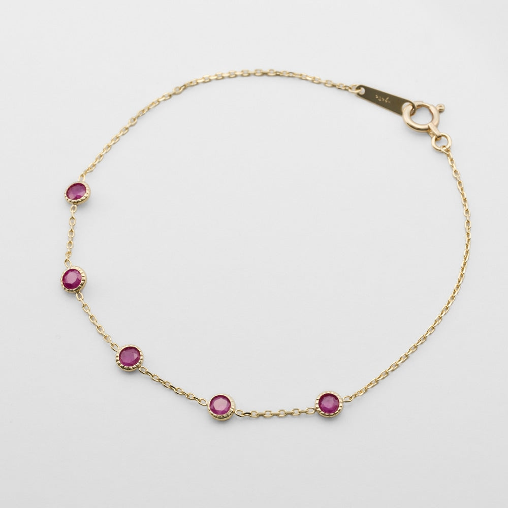 K10 Ruby Bracelet