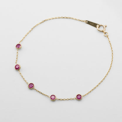 K10 Ruby Bracelet