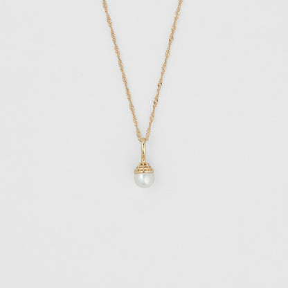 K10/Silver Charm Set Necklace