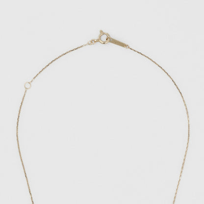 K10/Silver Charm Set Necklace