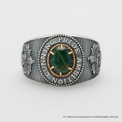 <Harry Potter Collaboration> Silver/K10/Quartz/Malachite Ring