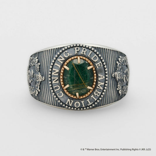 <Harry Potter Collaboration> Silver/K10/Quartz/Malachite Ring