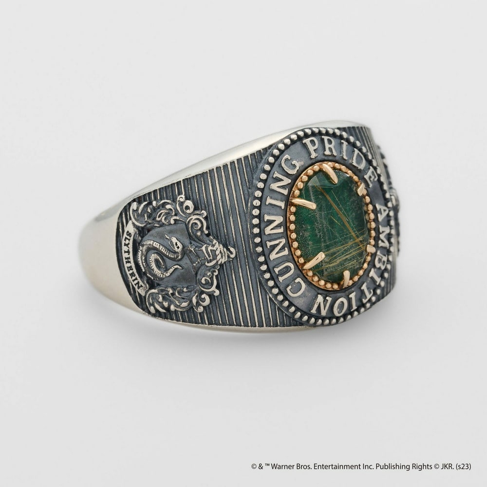 <Harry Potter Collaboration> Silver/K10/Quartz/Malachite Ring