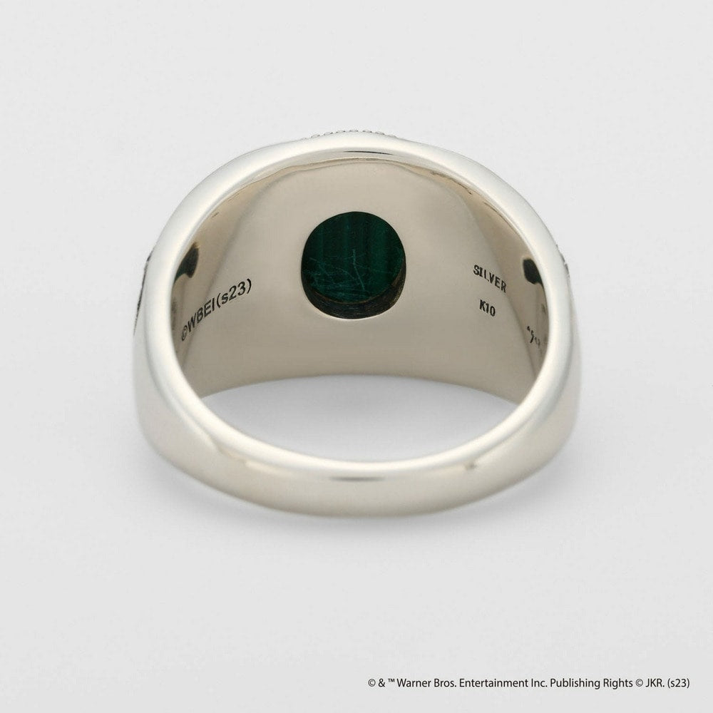 <Harry Potter Collaboration> Silver/K10/Quartz/Malachite Ring