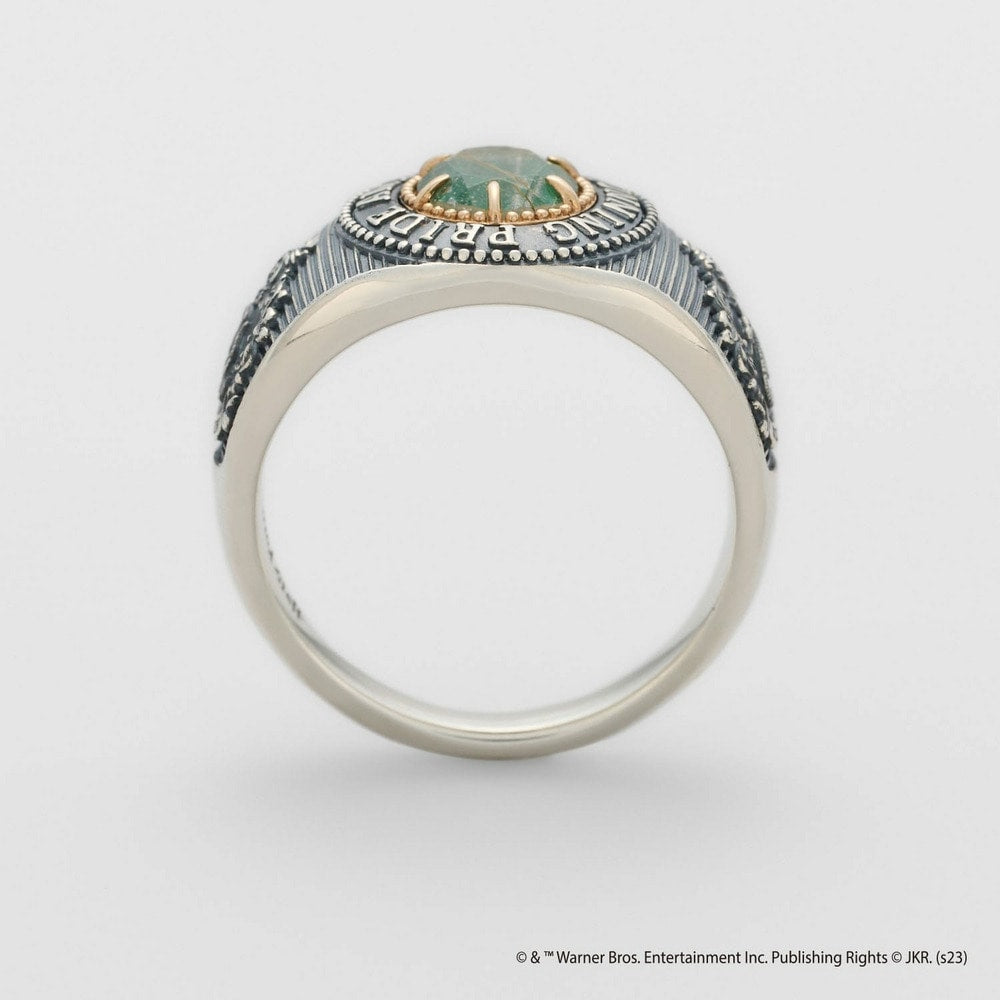 <Harry Potter Collaboration> Silver/K10/Quartz/Malachite Ring