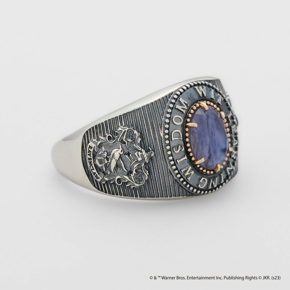 <Harry Potter Collaboration> Silver/K10/Iolite/Shell Ring