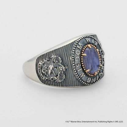 <Harry Potter Collaboration> Silver/K10/Iolite/Shell Ring