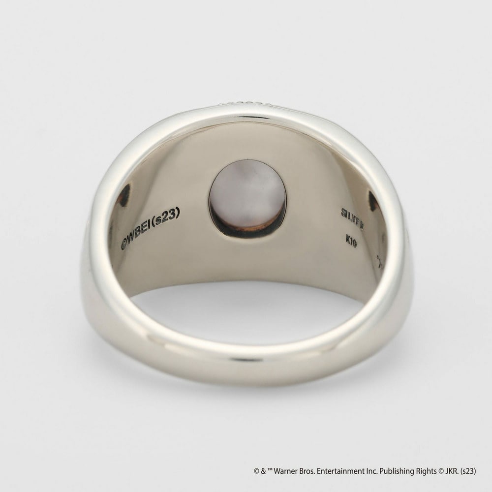 <Harry Potter Collaboration> Silver/K10/Iolite/Shell Ring