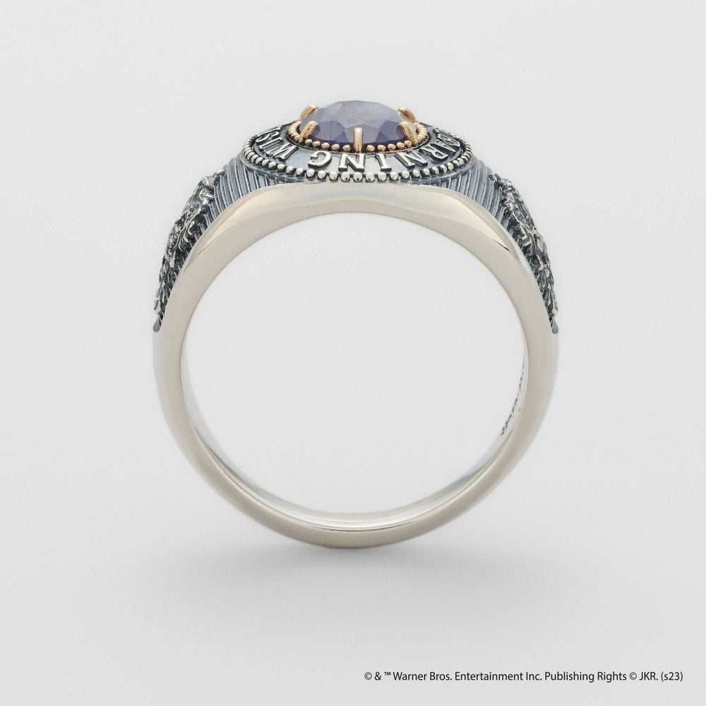 <Harry Potter Collaboration> Silver/K10/Iolite/Shell Ring