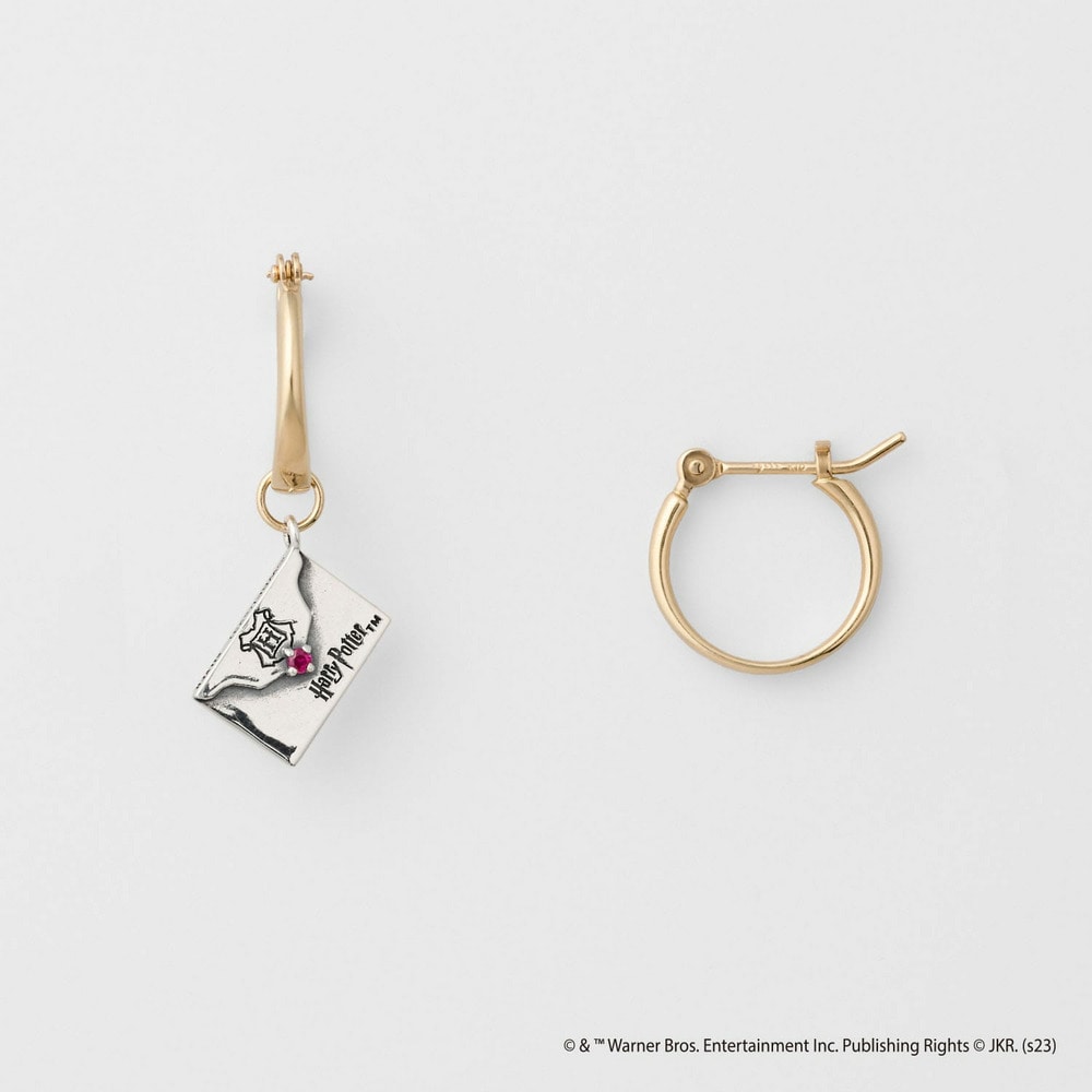 <Harry Potter Collaboration> Silver/K10 Ruby Earring Charm (Single)