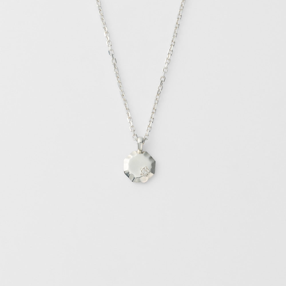 Silver Diamond Necklace
