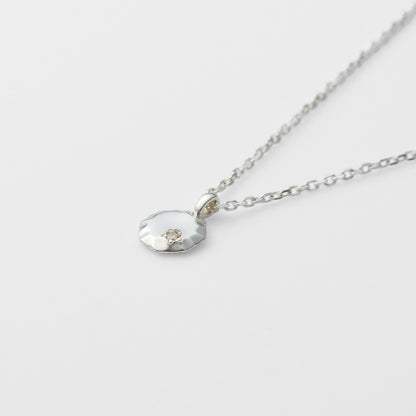 Silver Diamond Necklace