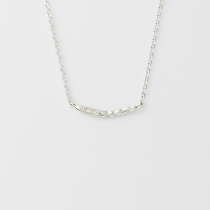 Silver Diamond Necklace