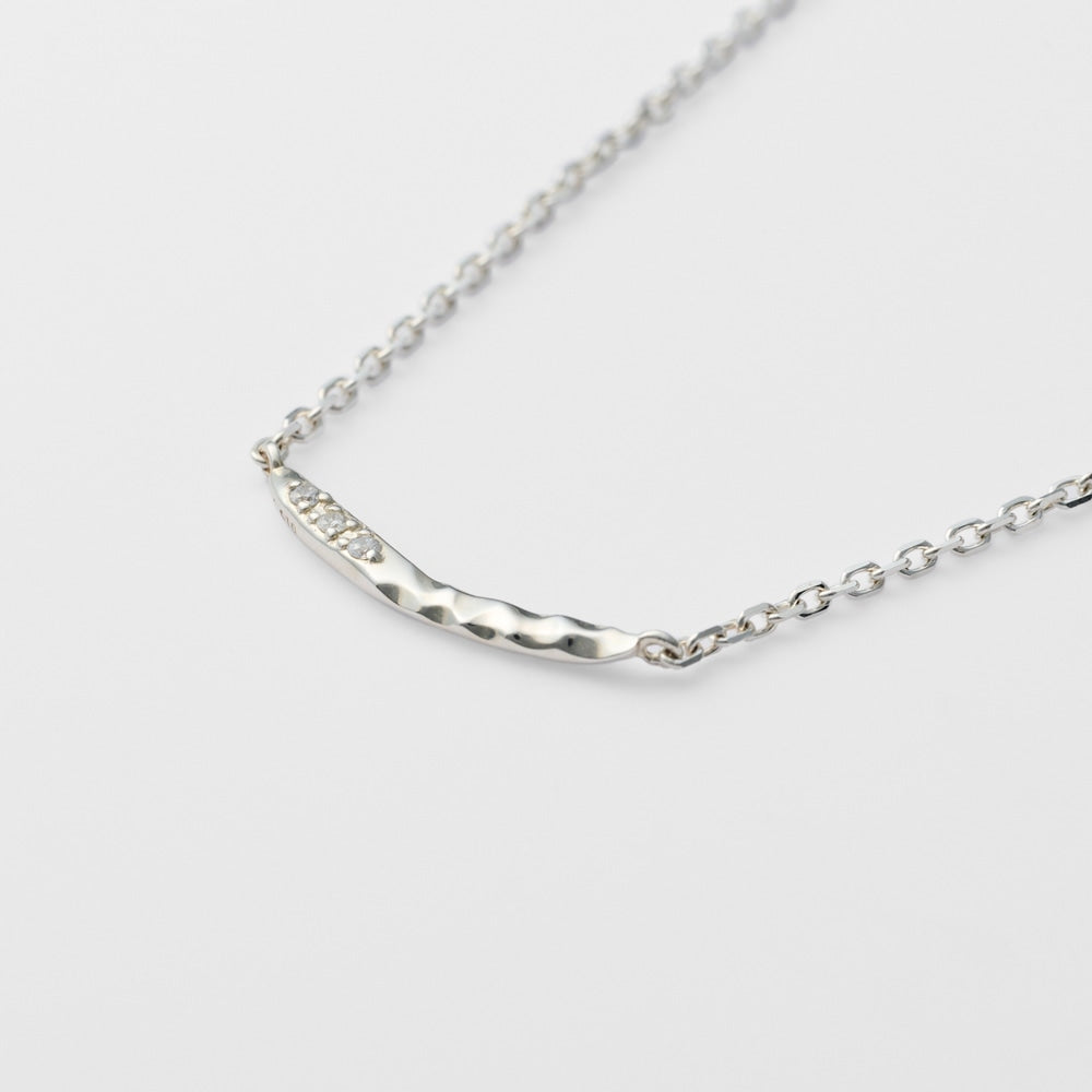 Silver Diamond Necklace
