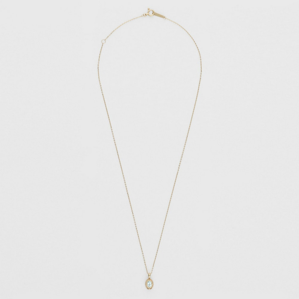 K10 Aquamarine Necklace – agete-global