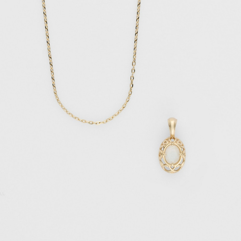 K10 Moonstone Necklace – agete-global