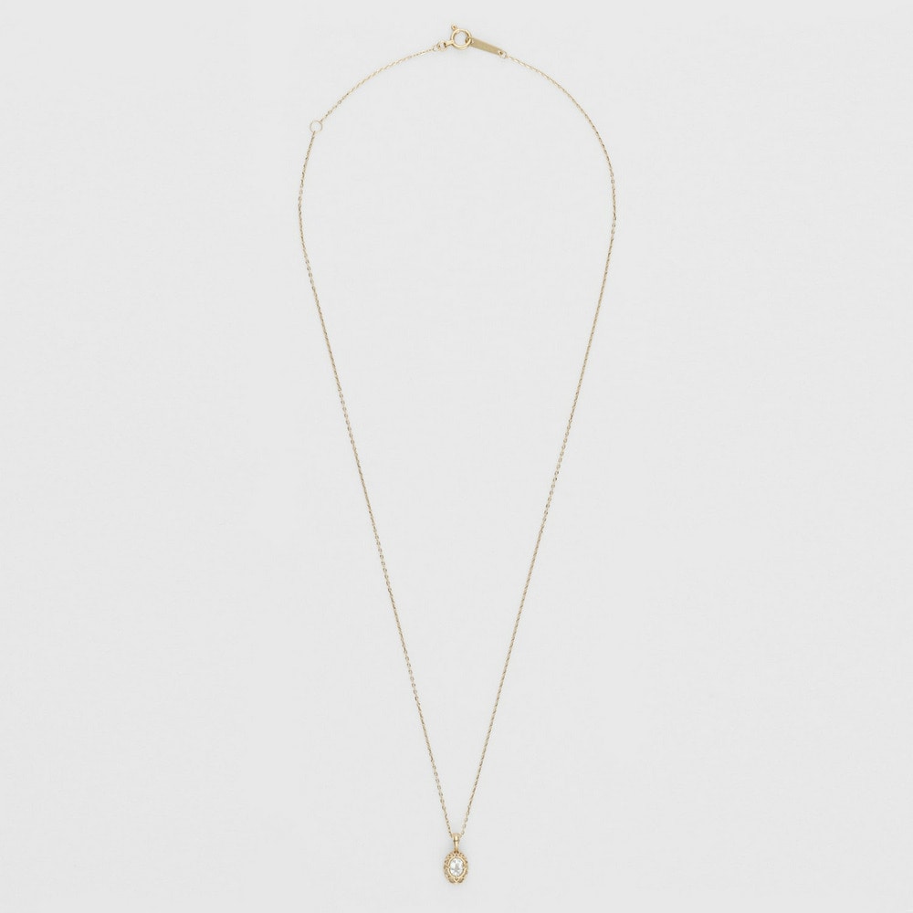 <November Birthstone> K10 Topaz Necklace