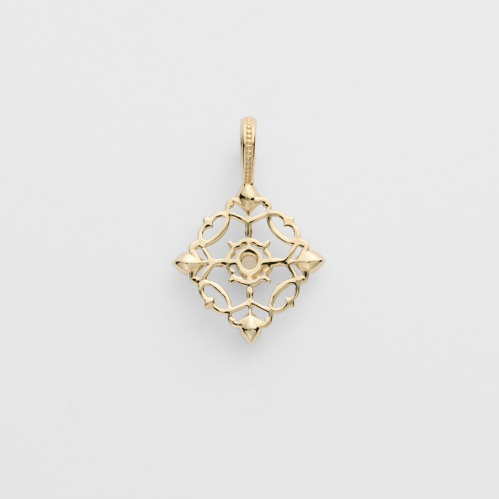 K14 Opal Charm