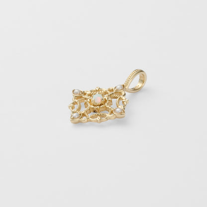 K14 Opal Charm