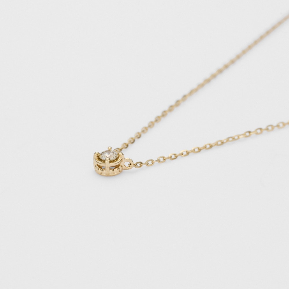 K10 Diamond Necklace (0.03Ct) – agete-global