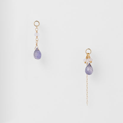 K10 Iolite Earring Charm