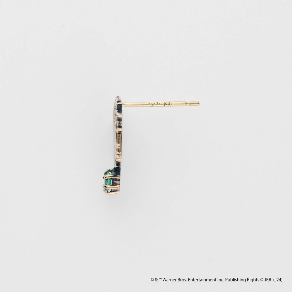 <Harry Potter Collaboration> K5 Emerald Earring (Single)