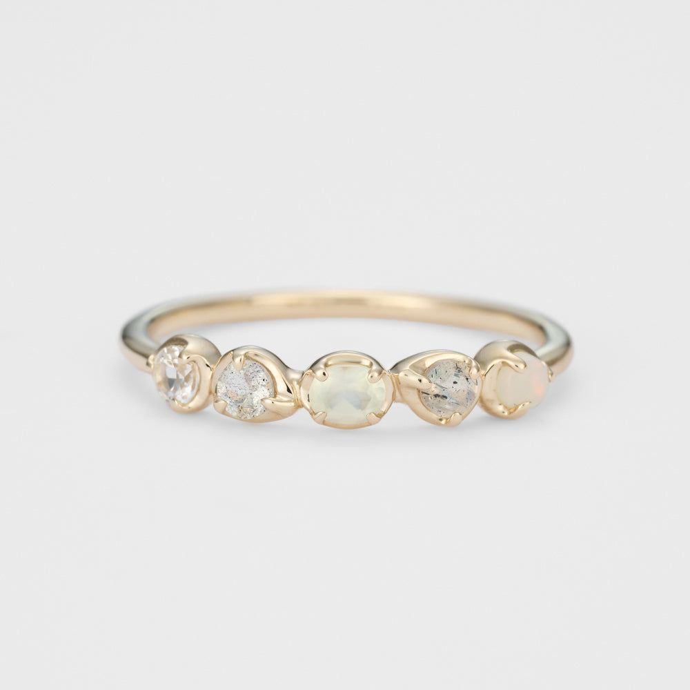 K5 Multi-Stone Ring