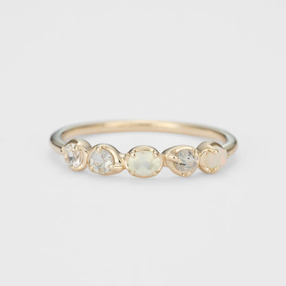 K5 Multi-Stone Ring