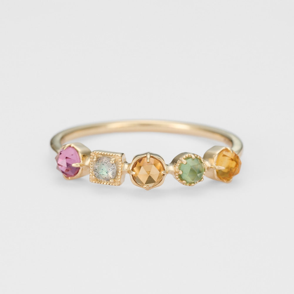 K10 Multi-Stone Ring