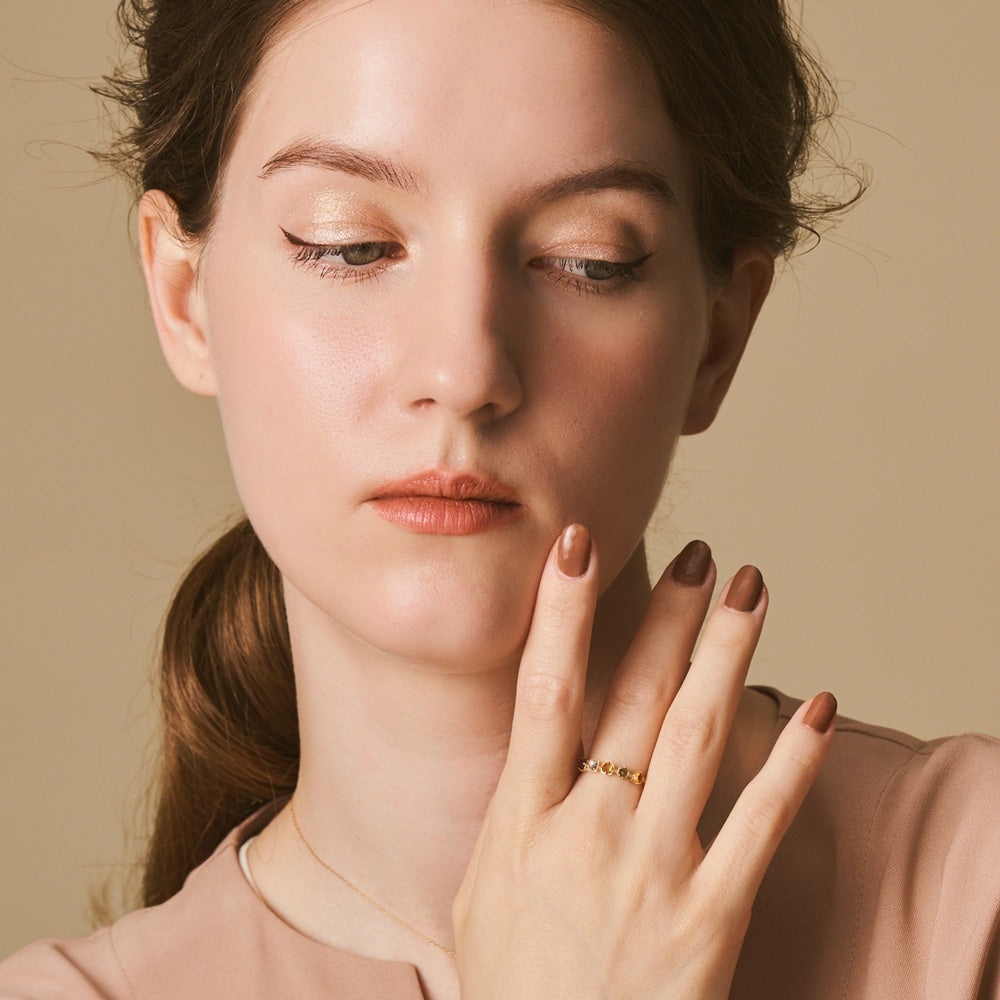 K10 Multi-Stone Ring